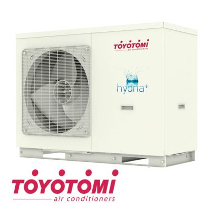 Инверторна термопомпа въздух-вода TOYOTOMI hydria+ THMU R32BWP12/3, моноблок